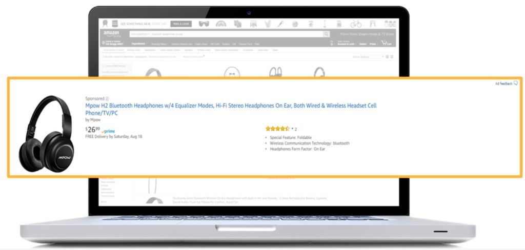 Amazon sponsored products