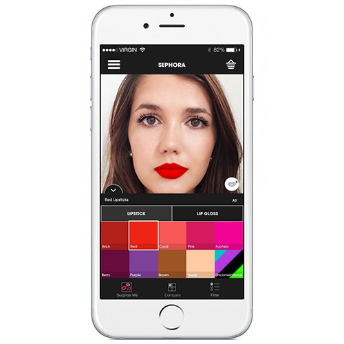 Augmented Reality Sephora