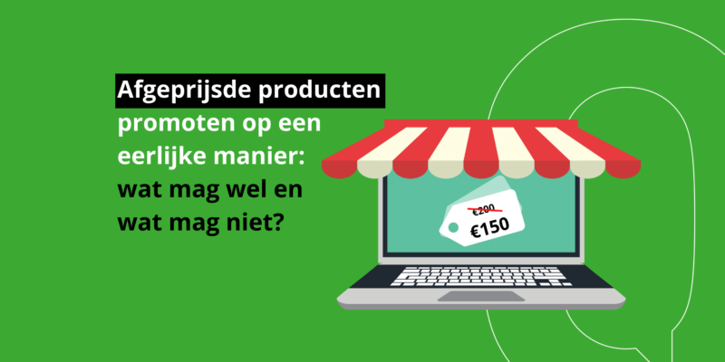 Blog cover - eerlijk promoten afgeprijsde producten