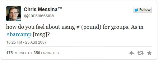 Tweet Chris Messina