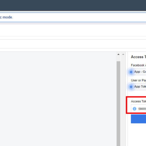 Toegangstoken aanmaken voor je Facebook app
