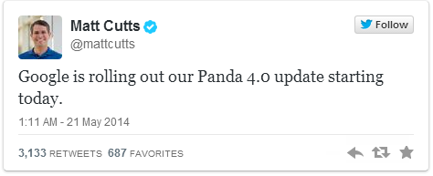 Google Panda 4.0 update