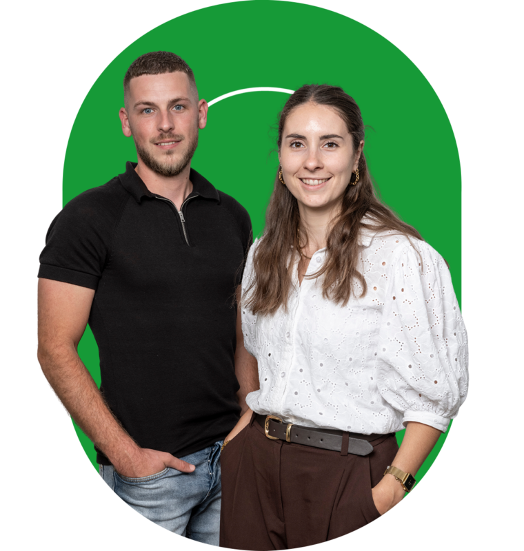 Ovaal groen stappenplan Kristy-Mark