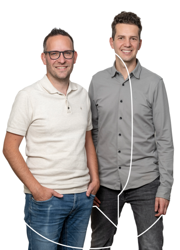 Ovaal wit-Bart-Gert