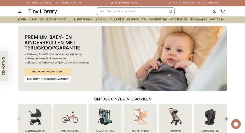 Screenshot Tiny Library
