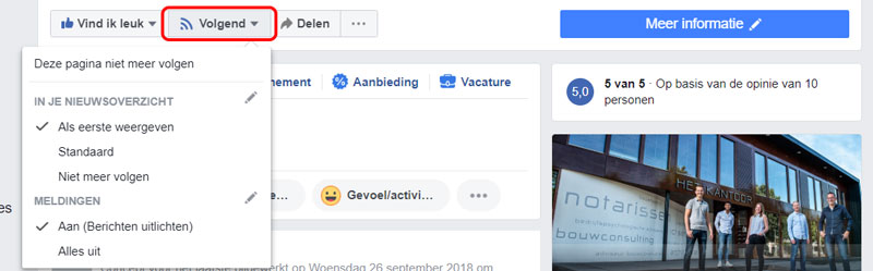 Verschil volgers en vind-ik-leuks Facebook