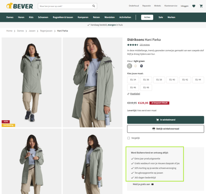 Voorbeeldscreenshot Bever 1