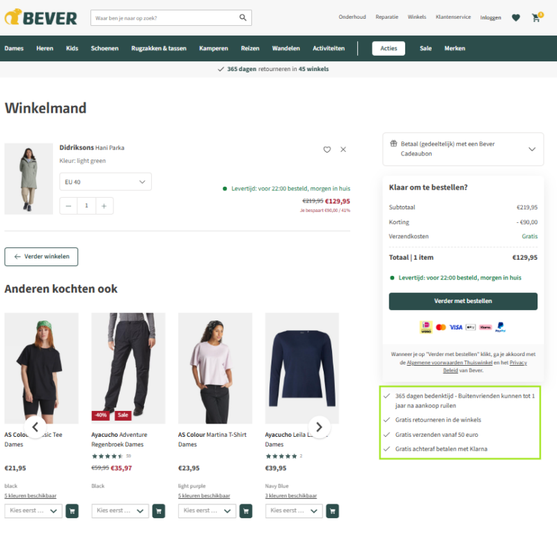 Voorbeeldscreenshot Bever 2