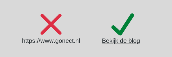 Gebruik van links in je mail