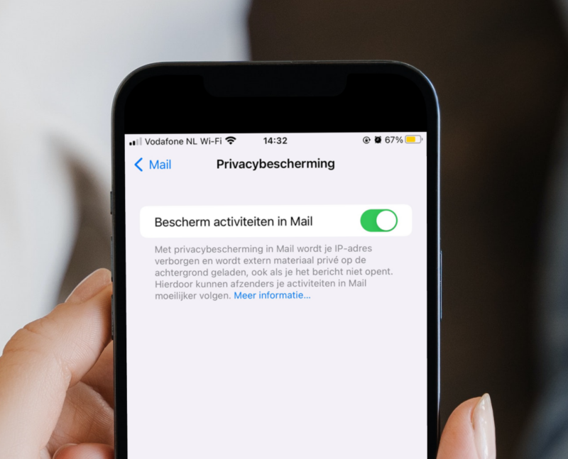 Mail Privacy Protection op telefoon