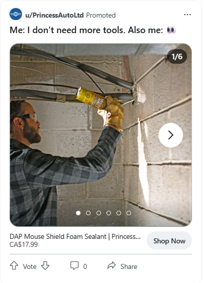 princess-Auto-reddit-advertentie