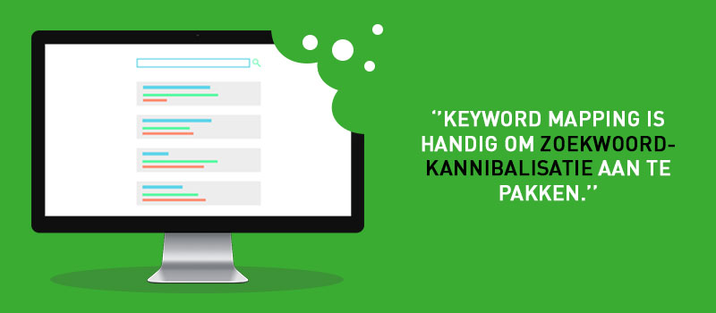 keyword mapping voorkomt zoekwoord-kannibalisatie